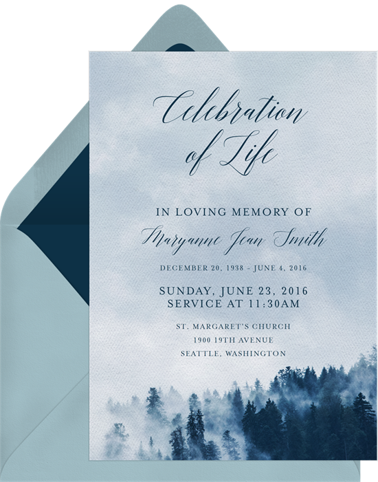Find the Perfect Celebration of Life Invitation Wording Here