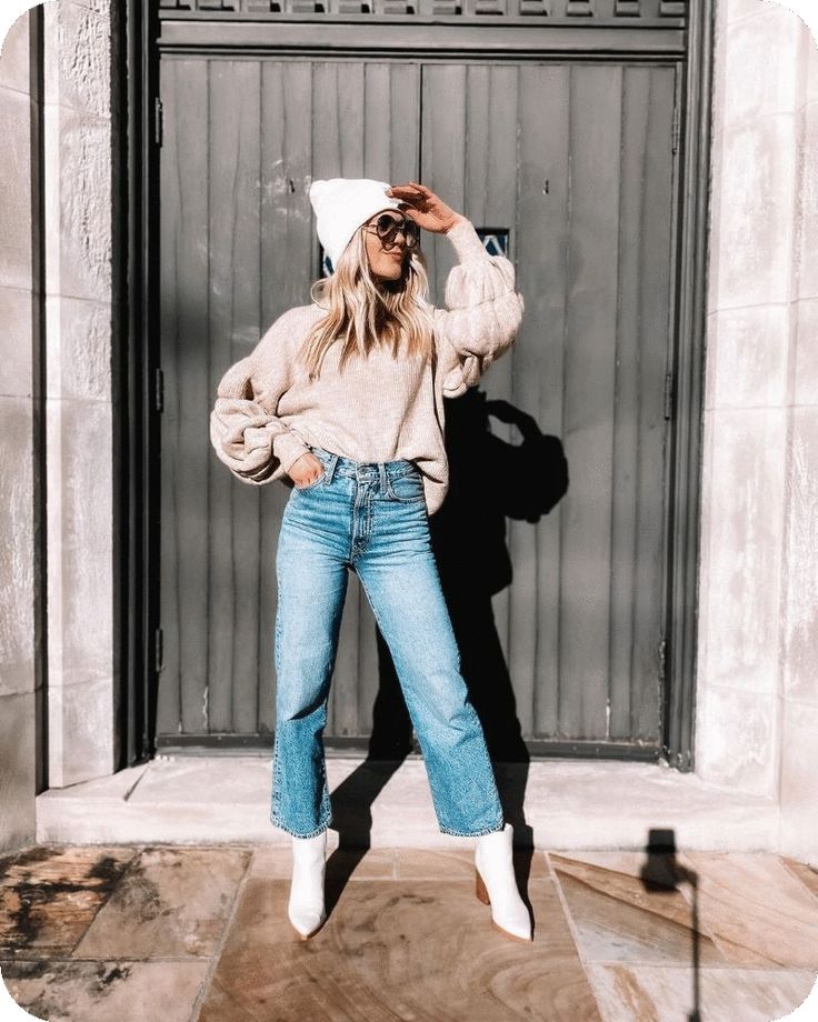 white boots jeans