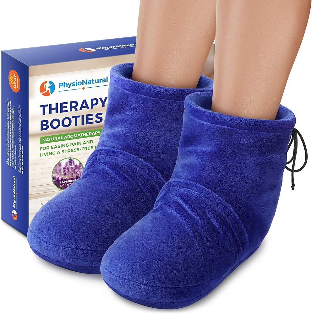 PhysioNatural Microwavable Foot Warmers: Natural Pain Relief