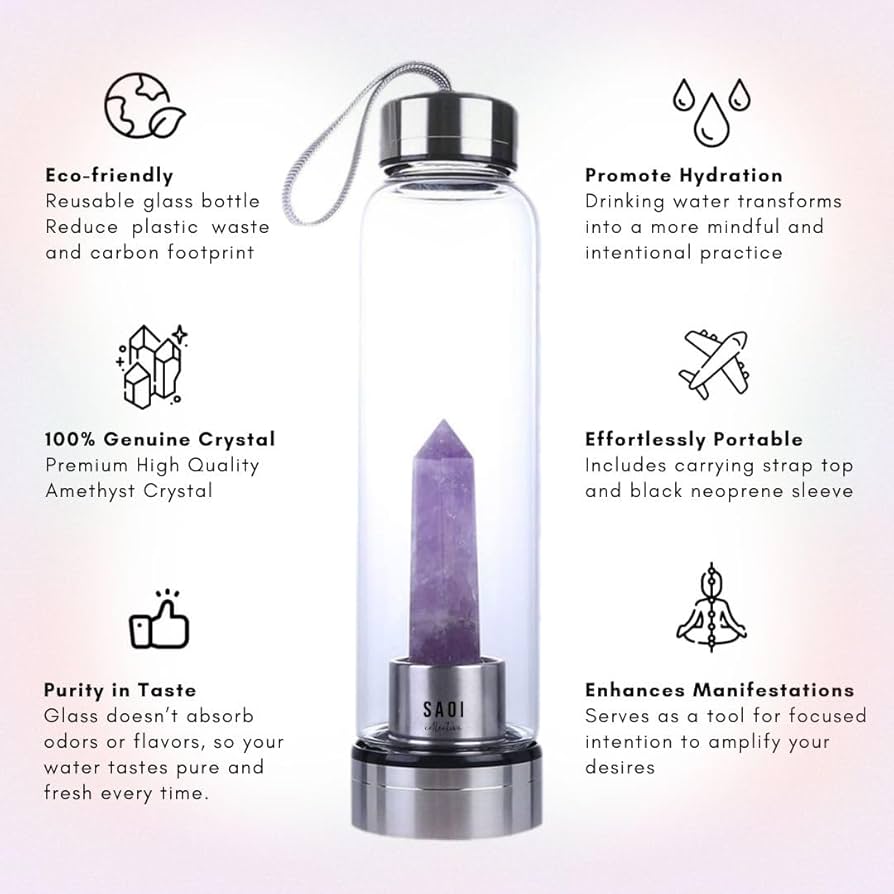 Elevate Your Water: Crystal Infusion Water Bottles for Wellness