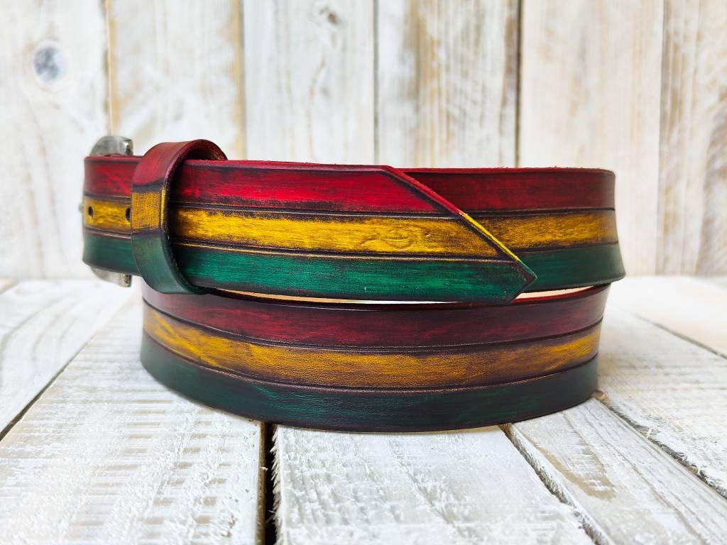 Shop Rasta Belts: Vibrant Colors & Unique Designs