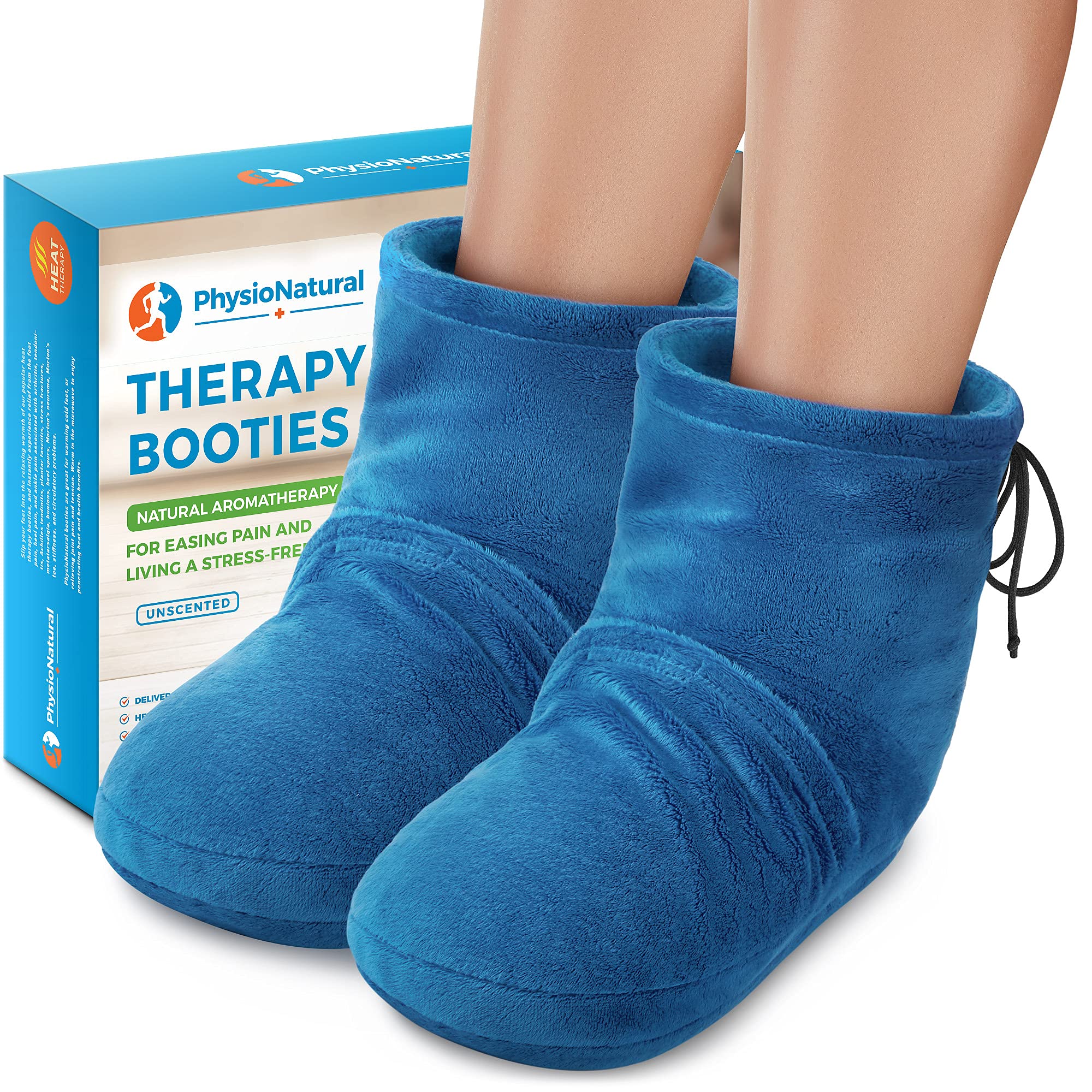 PhysioNatural Microwavable Foot Warmers: Natural Pain Relief