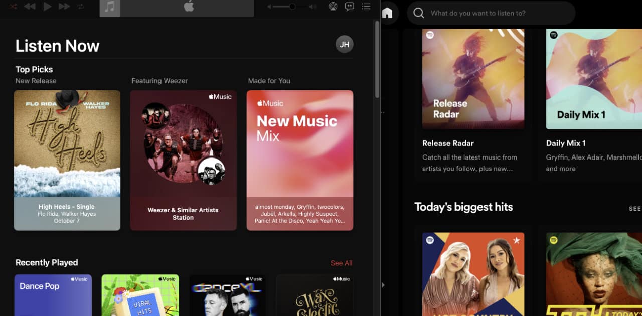 music recommendations