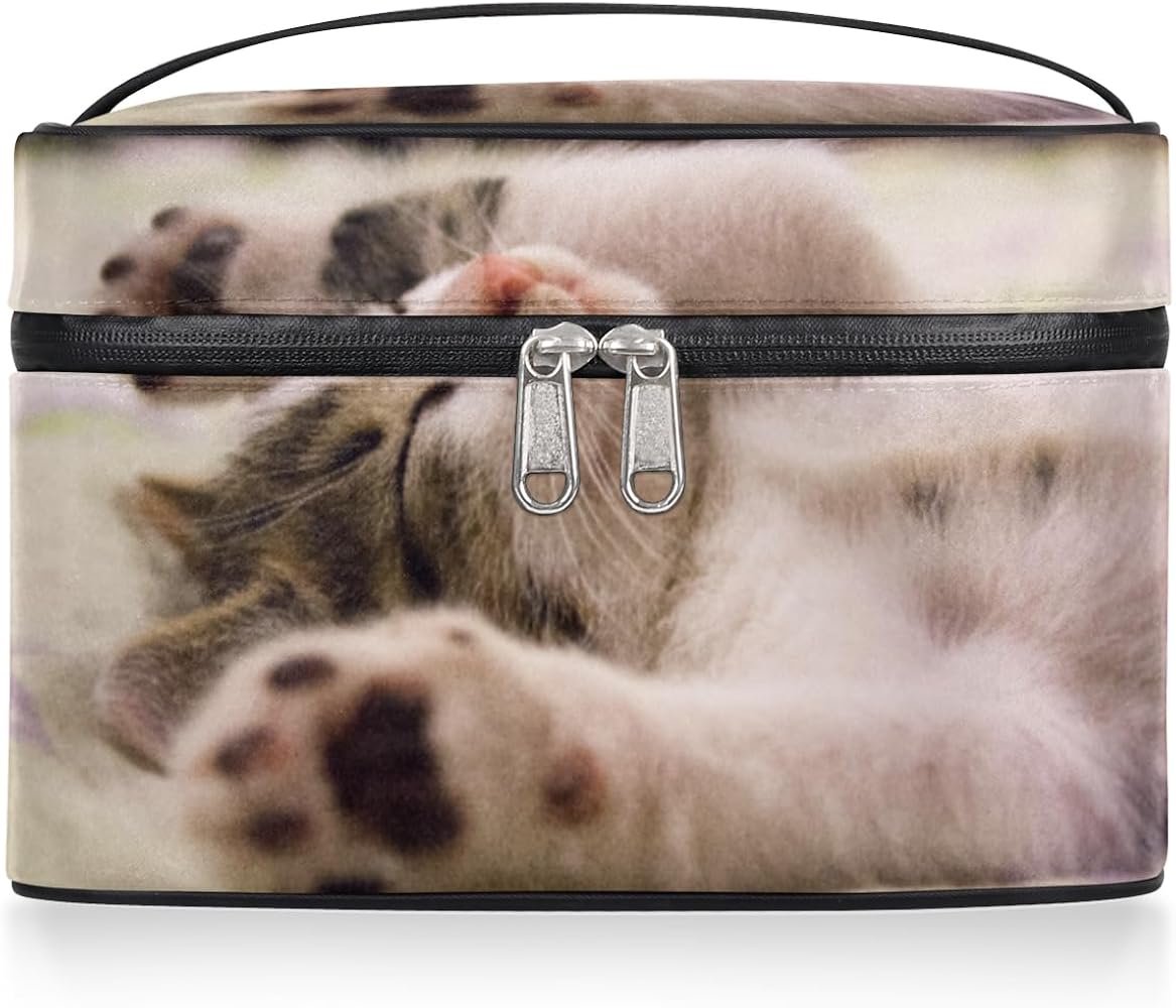 cat cosmetic bag