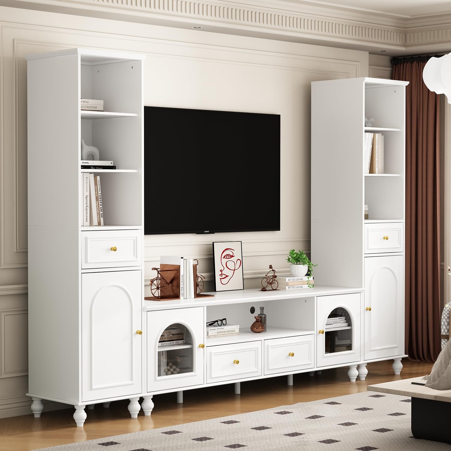 Affordable 3-Piece Entertainment Center | Organize & Upgrade