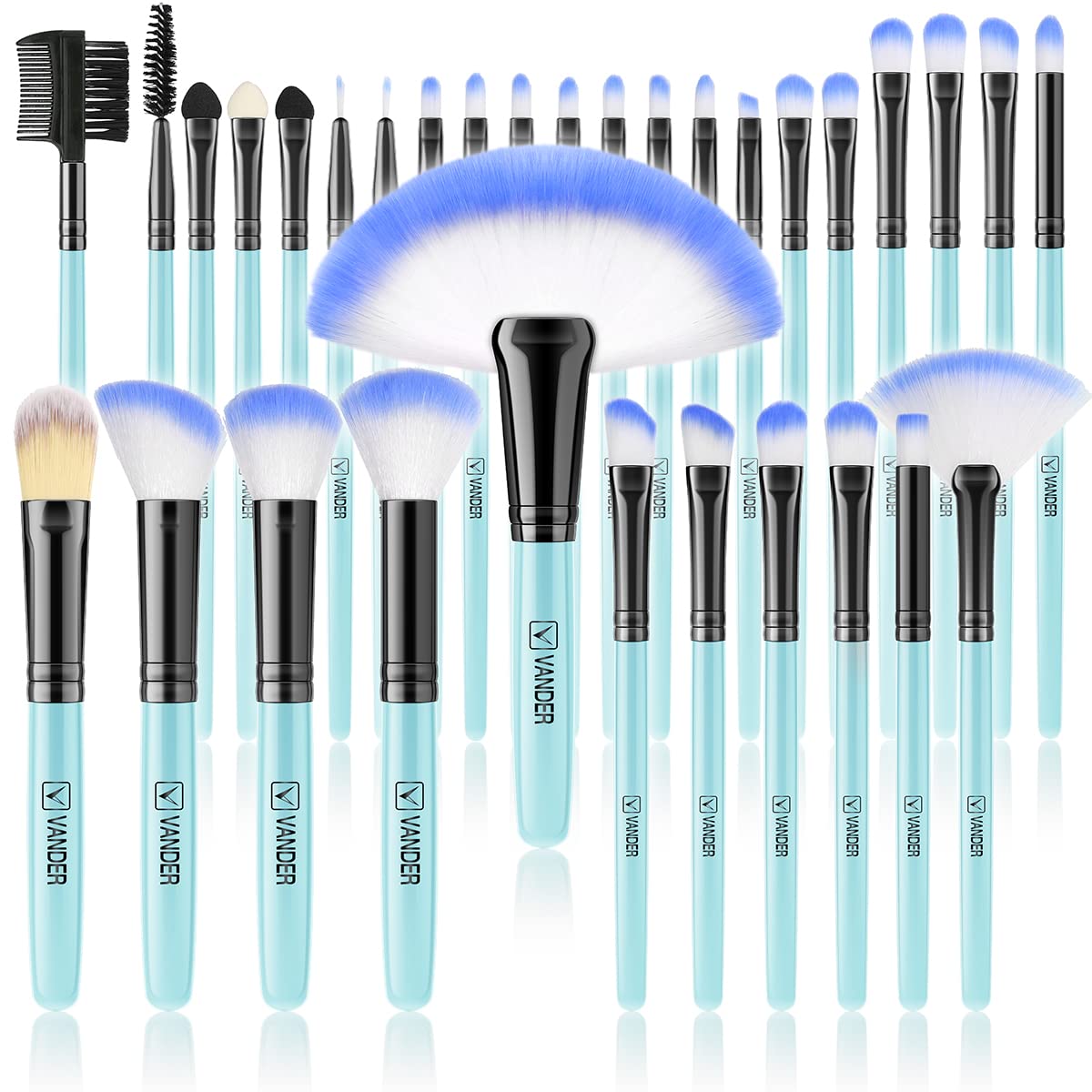 Buy Blue Cosmetic Brush Sets | Perfect for Professional & Daily Use