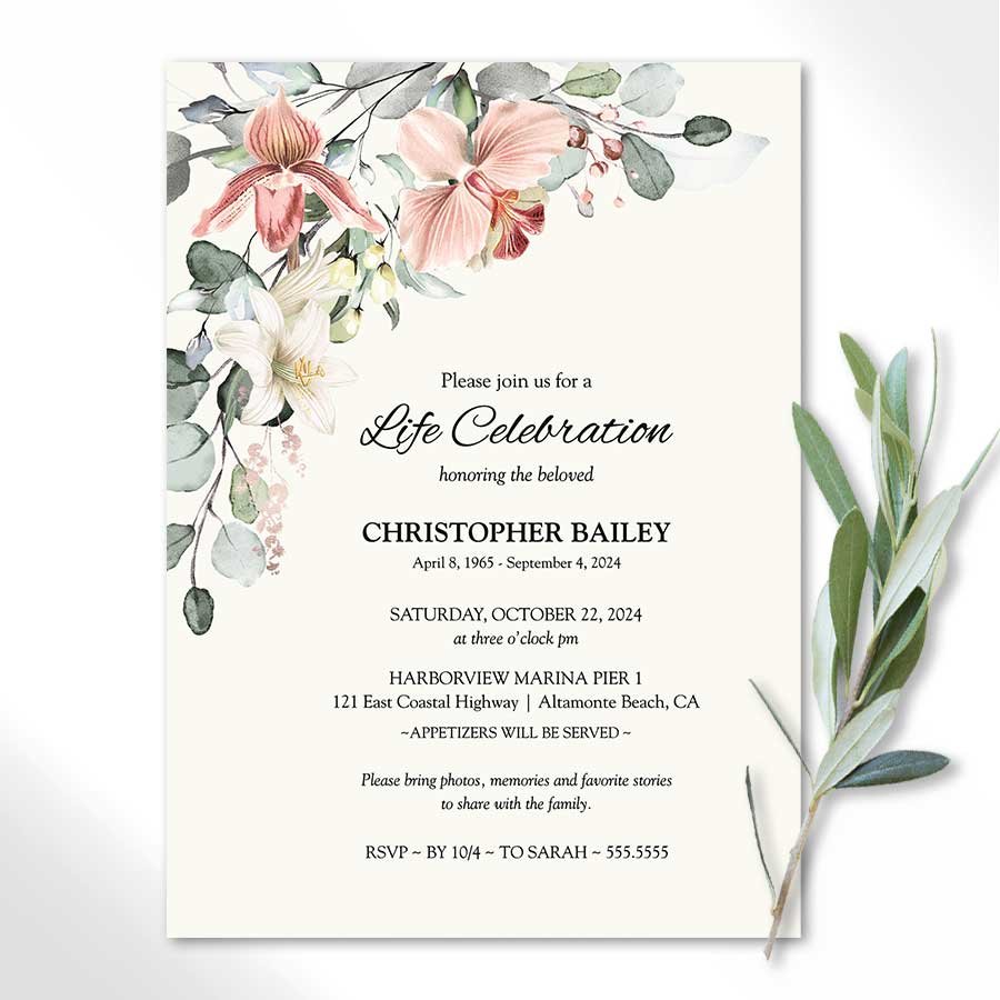 Find the Perfect Celebration of Life Invitation Wording Here