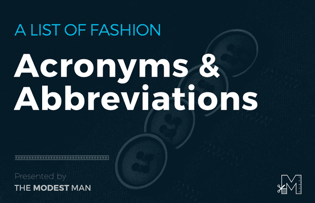 Fashion Abbreviations: How to Shorten Words Like a Pro?