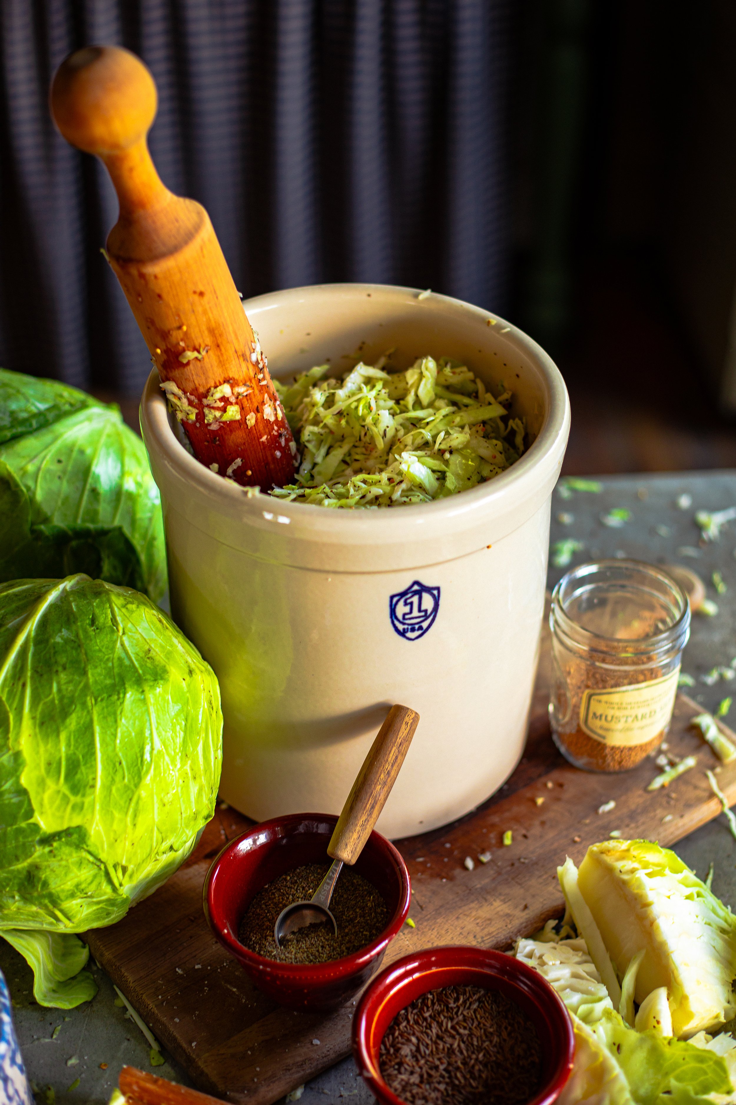 How to make old-fashioned sauerkraut in a crock? Follow this simple guide for delicious homemade fermented cabbage.