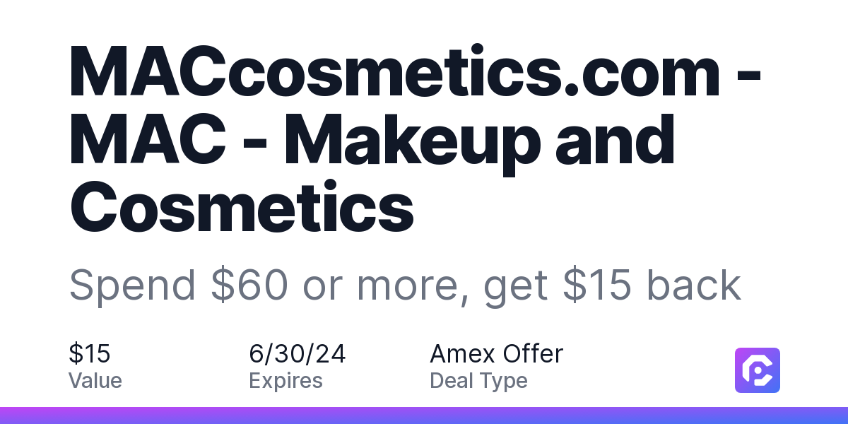 Does MAC Cosmetics Have a Credit Card for Rewards and Discounts?