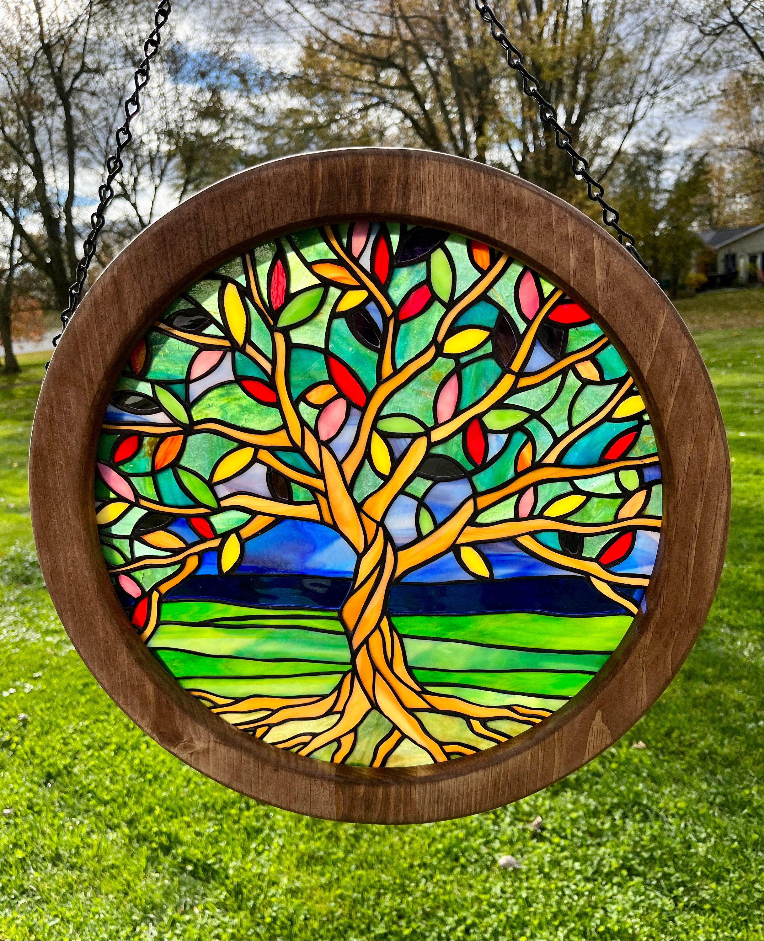 Explore Handmade Stained Glass Tree of Life Selection